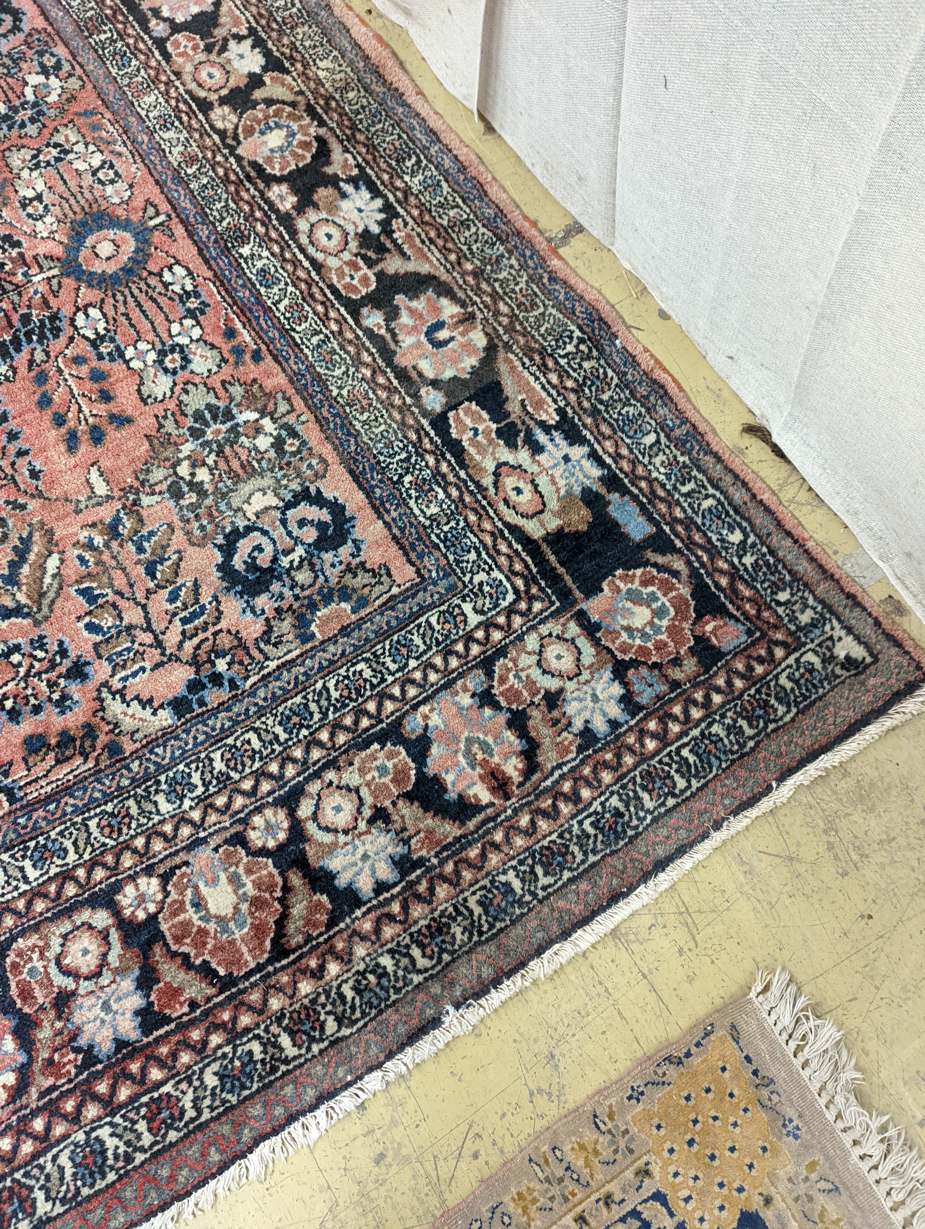 A Mahal red ground carpet, 320 x 270cm